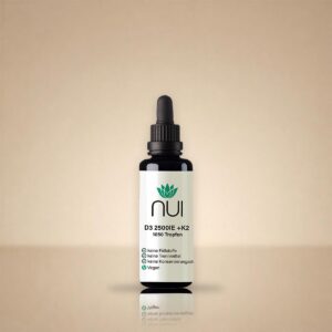 NUI Vitamin D3 + K2 2.500 IE, 30 ml Tropfen