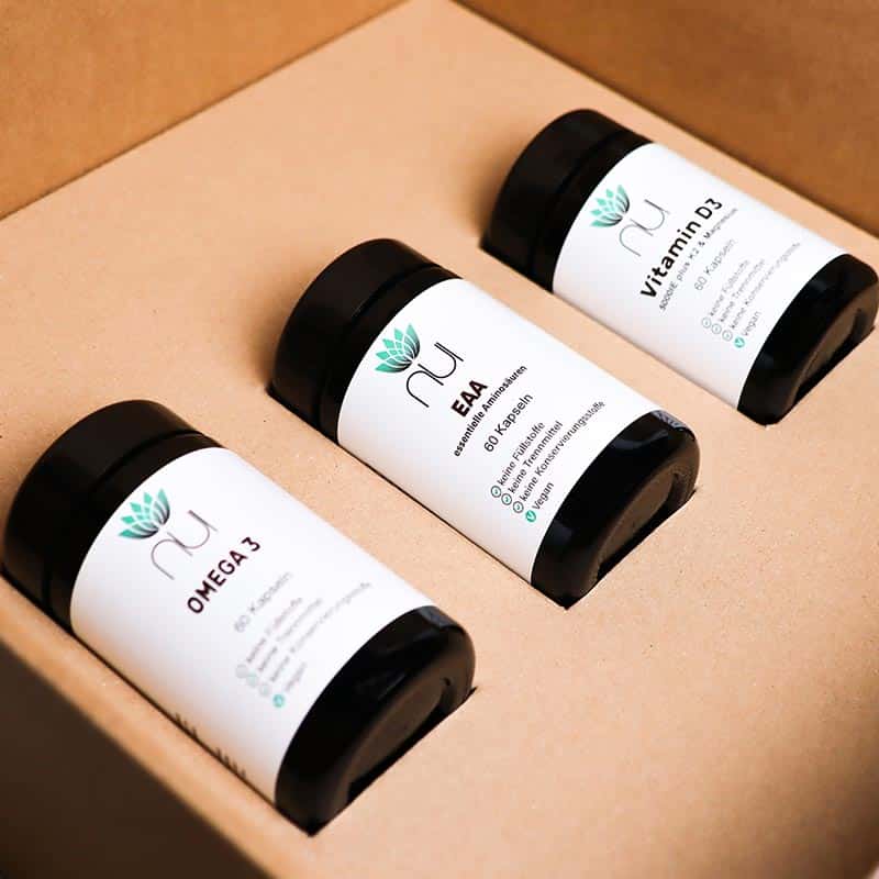 NUI Fitnessbox mit Omega 3, EAA, Vitamin D3