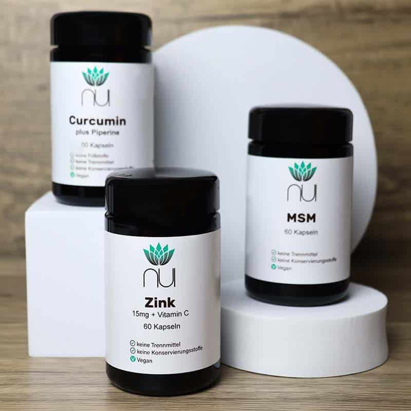 NUI Vitalbox Curcumin, Zink, MSM