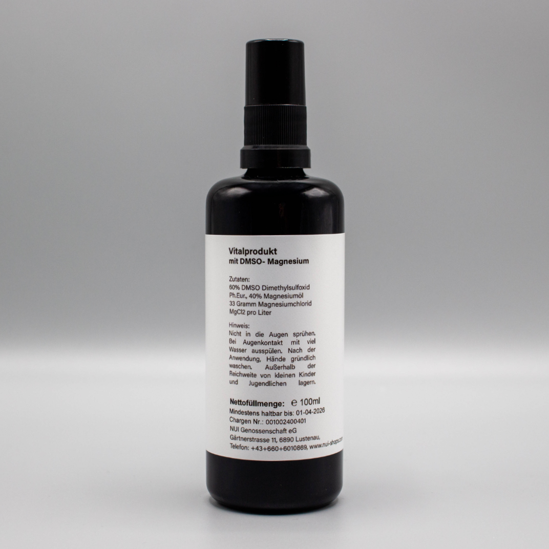Inhaltsstoffe DMSO Magnesium Spray