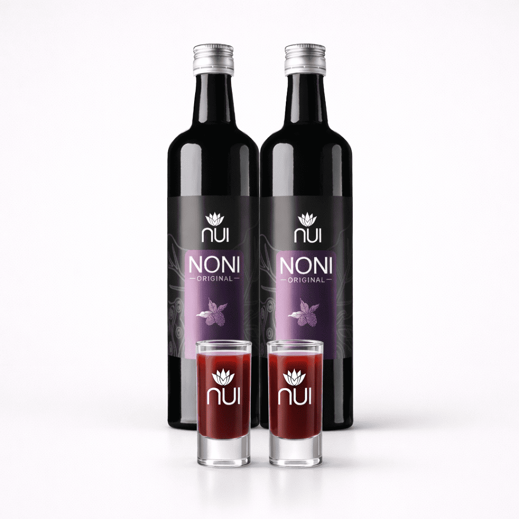 NUI NONI Original - 2 x 750ml + 2 Gläser gratis