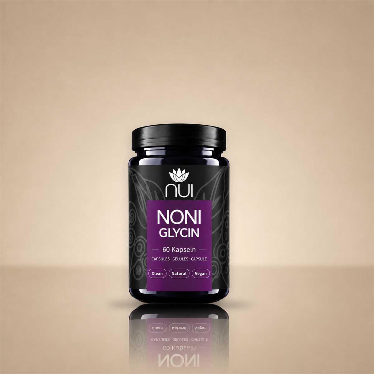 NUI NONI Glycin, 60 Kapseln – Einzelpackung