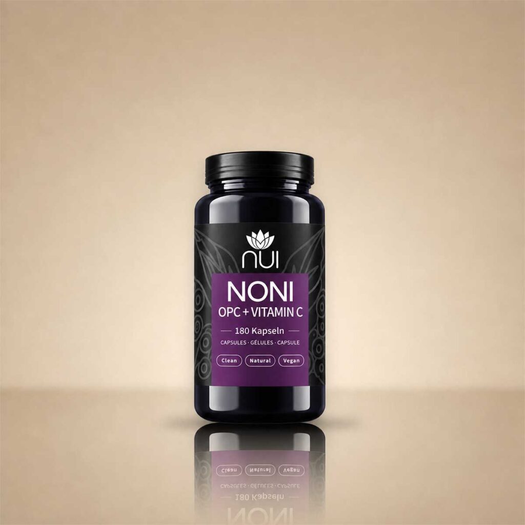 NUI NONI OPC 360 mg + Vitamin C, 180 Kapseln – Einzelpackung